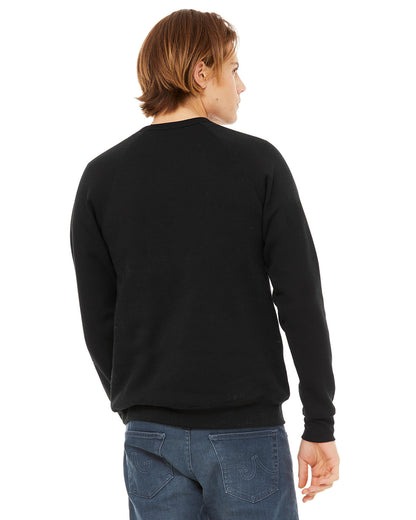 BELLA + CANVAS Unisex Sponge Fleece Crewneck Sweatshirt 3901 #color_BLACK