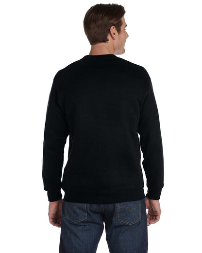 Gildan Adult DryBlend® Fleece Crew G120 #color_BLACK