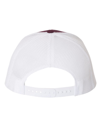 Richardson Snapback Trucker Cap 112 #color_Maroon/ White