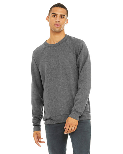 BELLA + CANVAS Unisex Sponge Fleece Crewneck Sweatshirt 3901 #color_GREY TRIBLEND