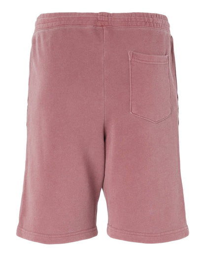 Independent Trading Co. Pigment-Dyed Fleece Shorts PRM50STPD #color_Pigment Maroon