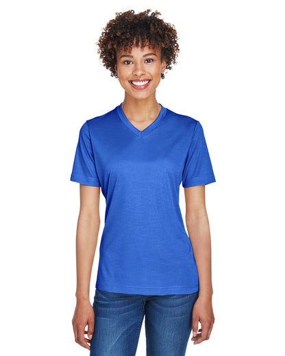 Team 365 Ladies' Sonic Heather Performance T-Shirt TT11HW #color_SP ROYAL HEATHER