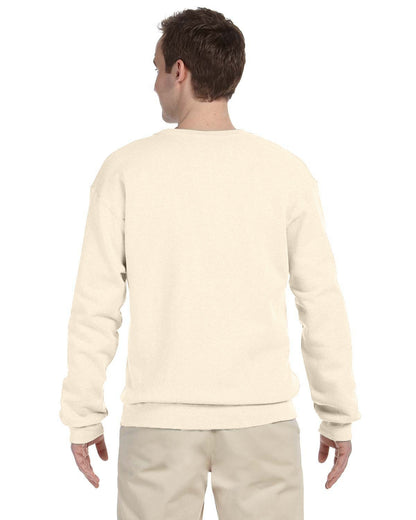 JERZEES Adult NuBlend® Fleece Crew 562 #color_SWEET CREAM HTH