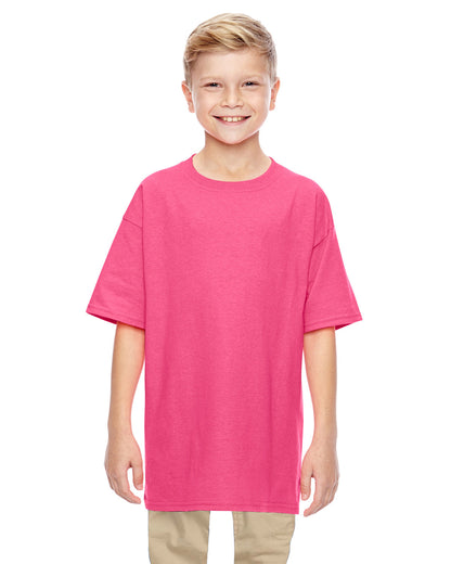 Gildan Youth Heavy Cotton™ T-Shirt G500B #color_SAFETY PINK