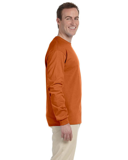 Gildan Adult Ultra Cotton® Long-Sleeve T-Shirt G240 #color_TEXAS ORANGE