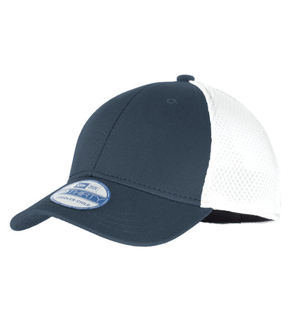 New Era Stretch Mesh Yth Cap NE302 #color_D.Navy/White