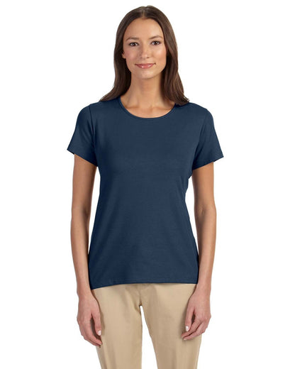 Devon & Jones Ladies' Perfect Fit™ Shell T-Shirt DP182W #color_NAVY