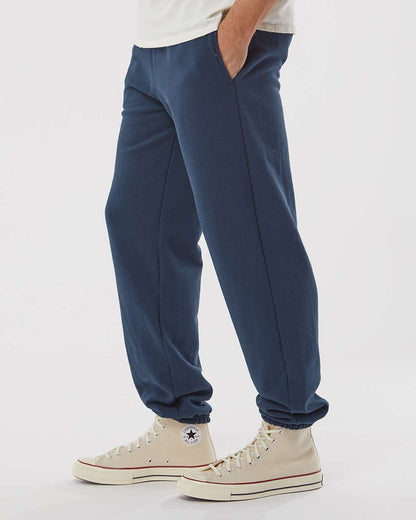 King Fashion Pocketed Sweatpants with Elastic Cuffs KF9012 #colormdl_Navy