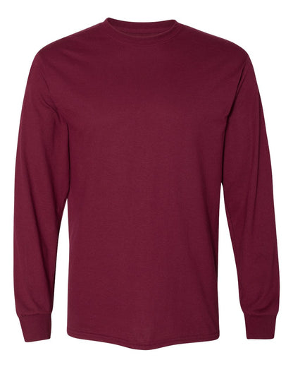 Gildan DryBlend® 50/50 Long Sleeve T-Shirt 8400 #color_Maroon