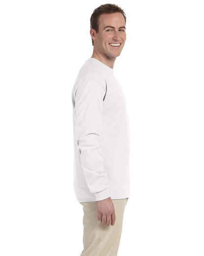 Gildan Adult Ultra Cotton® Long-Sleeve T-Shirt G240 #color_WHITE