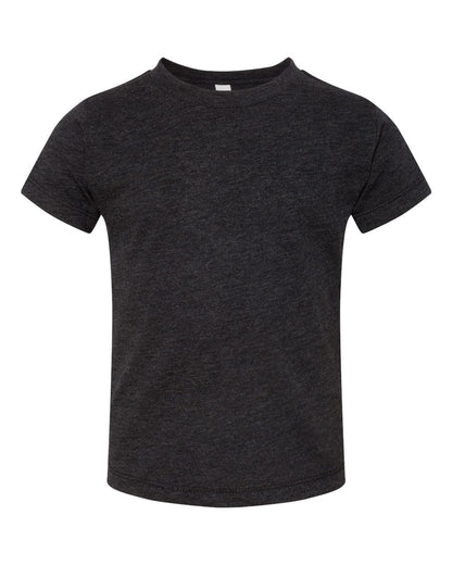 BELLA + CANVAS Toddler Triblend Tee 3413T #color_Charcoal Black Triblend