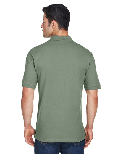 Harriton Men's Short-Sleeve Polo M200 #color_DILL