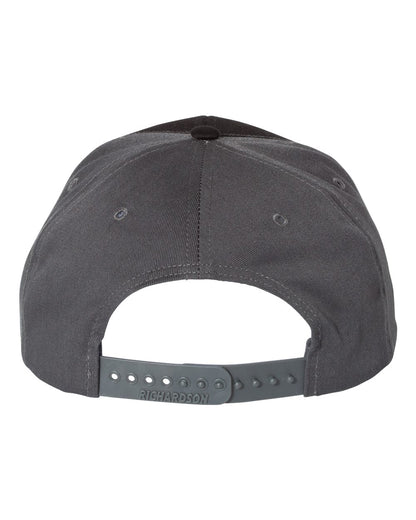 Richardson Twill Back Trucker Cap 312 #color_Black/ Charcoal