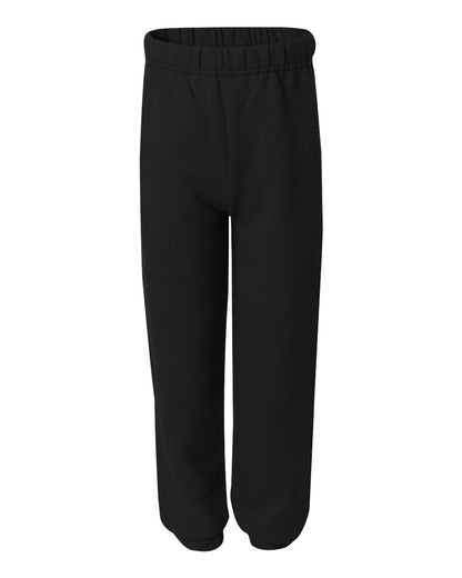 JERZEES NuBlend® Youth Sweatpants 973BR #color_Black