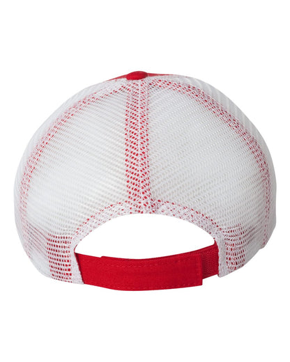 Sportsman Bio-Washed Trucker Cap AH80 #color_Red/ White