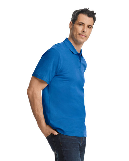 Gildan Men's Softstyle Double Pique Polo G648 #color_ROYAL