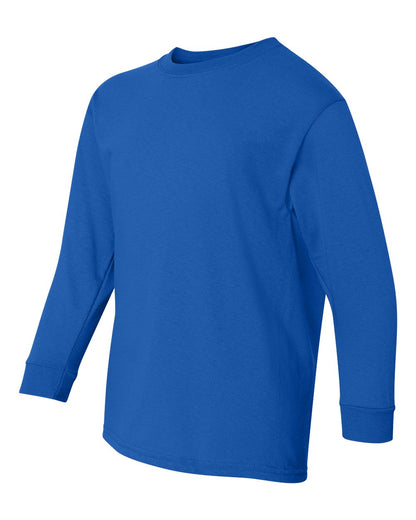 Gildan Heavy Cotton™ Youth Long Sleeve T-Shirt 5400B #color_Royal