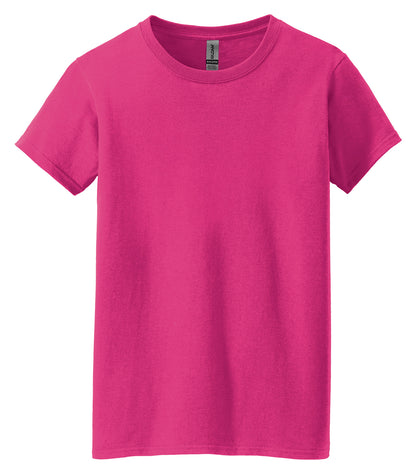 Gildan HEAVY COTTON MISSY FIT T-SHIRT 5000L #color_Heliconia