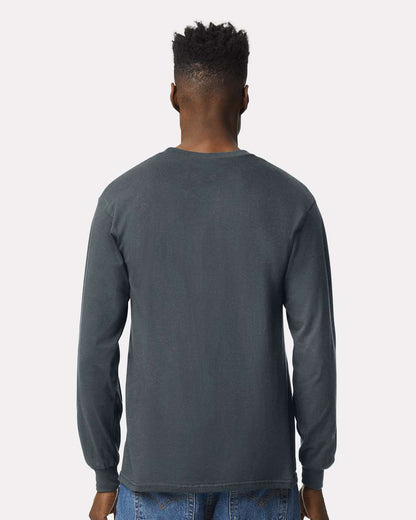 Gildan Ultra Cotton® Long Sleeve T-Shirt 2400 #colormdl_Dark Heather