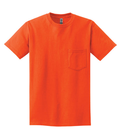 Gildan ULTRA COTTON POCKETED T-SHIRT 2300 #color_Safety Orange