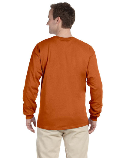 Gildan Adult Ultra Cotton® Long-Sleeve T-Shirt G240 #color_TEXAS ORANGE