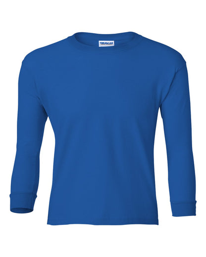 Gildan Ultra Cotton® Youth Long Sleeve T-Shirt 2400B #color_Royal