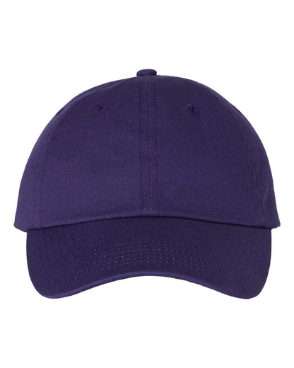 Valucap Adult Bio-Washed Classic Dad Hat VC300A #color_Purple