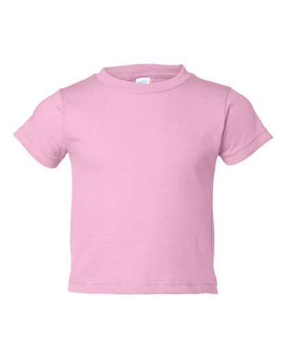 Rabbit Skins Toddler Cotton Jersey Tee 3301T #color_Pink
