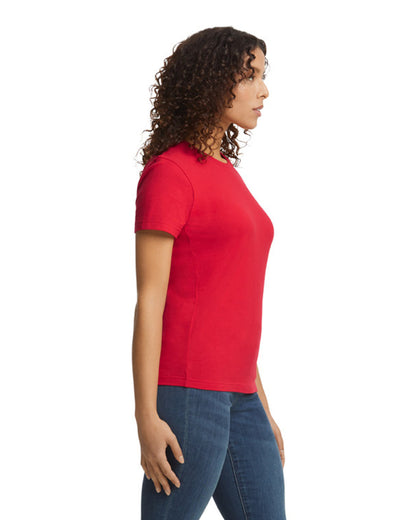 Gildan Ladies' Softstyle Midweight Ladies' T-Shirt G650L #color_RED