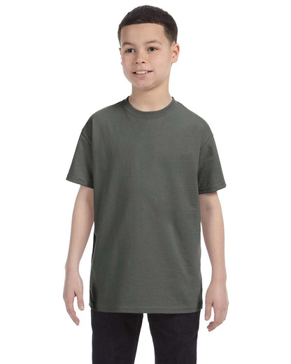 Gildan Youth Heavy Cotton™ T-Shirt G500B #color_MILITARY GREEN