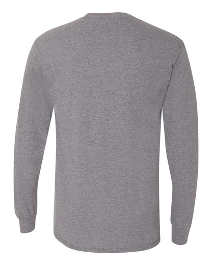 Gildan DryBlend® 50/50 Long Sleeve T-Shirt 8400 #color_Graphite Heather