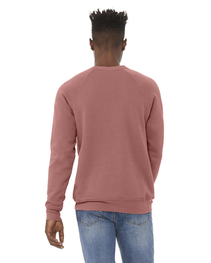 BELLA + CANVAS Unisex Sponge Fleece Crewneck Sweatshirt 3901 #color_MAUVE