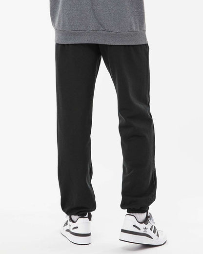 King Fashion Pocketed Sweatpants with Elastic Cuffs KF9012 #colormdl_Black