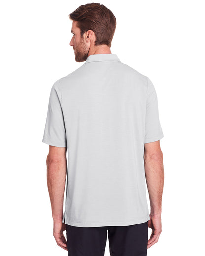 North End Men's Jaq Snap-Up Stretch Performance Polo NE100 #color_PLATINUM