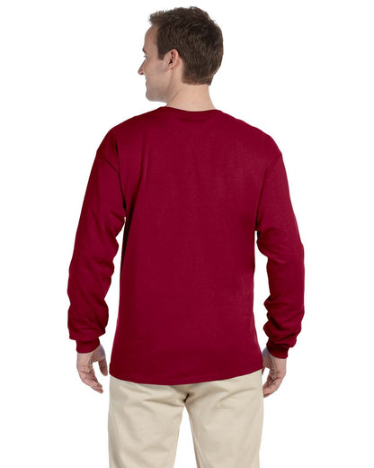 Gildan Adult Ultra Cotton® Long-Sleeve T-Shirt G240 #color_CARDINAL RED