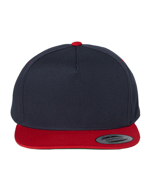 YP Classics Five-Panel Cotton Twill Snapback Cap 6007