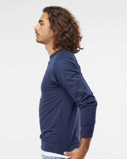 Independent Trading Co. Icon Lightweight Loopback Terry Crewneck Sweatshirt SS1000C #colormdl_Indigo