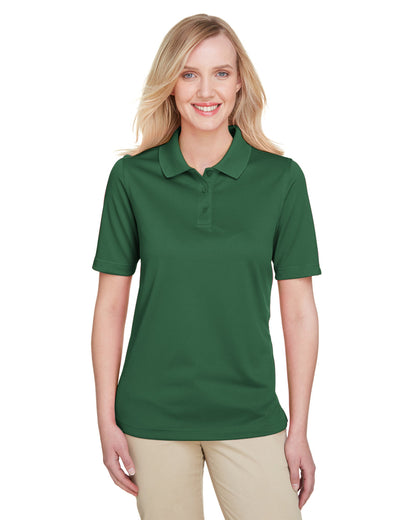 Harriton Ladies' Advantage Snag Protection Plus Polo M348W #color_DARK GREEN