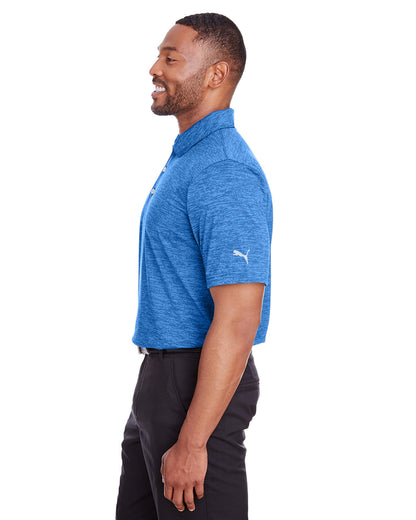 Puma Golf Men's Icon Heather Polo 596801 #color_LAPIS BLUE