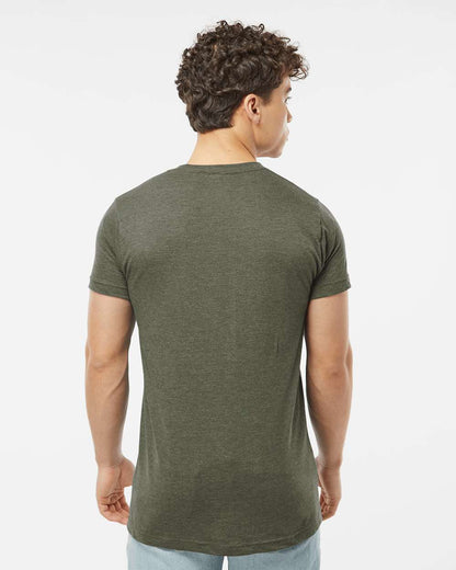 M&O Fine Jersey T-Shirt 4502 #colormdl_Heather Military Green