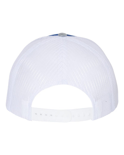 Richardson Snapback Trucker Cap 112 #color_Royal/ White/ Heather Grey