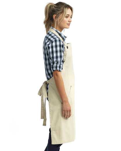 Artisan Collection by Reprime Unisex "Calibre" Heavy Cotton Canvas Pocket Apron RP137 #color_NATURAL