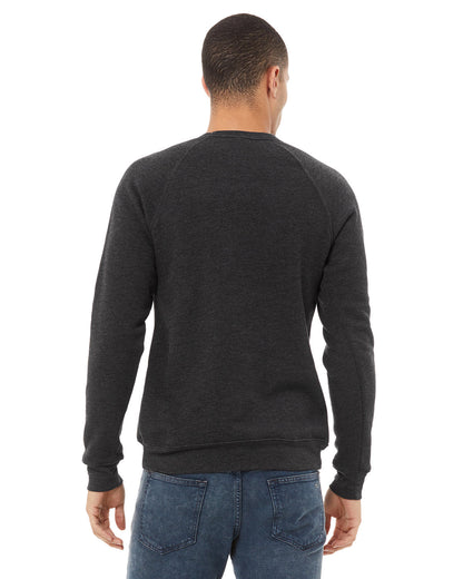 BELLA + CANVAS Unisex Sponge Fleece Crewneck Sweatshirt 3901 #color_DARK GRY HEATHER