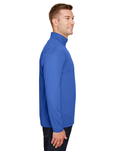 Team 365 Men's Zone Sonic Heather Performance Quarter-Zip TT31H #color_SP ROYAL HEATHER