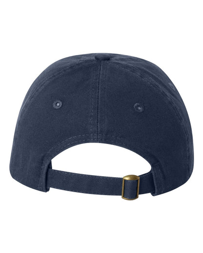 Valucap Small Fit Bio-Washed Dad Hat VC300Y #color_Navy