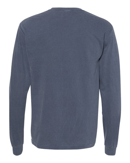 Comfort Colors Garment-Dyed Heavyweight Long Sleeve T-Shirt 6014 #color_Denim