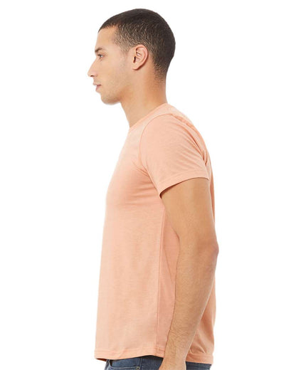 BELLA + CANVAS CVC Jersey Tee 3001CVC #colormdl_Heather Peach