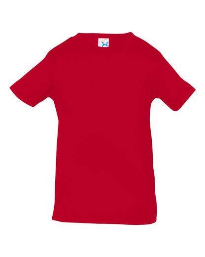 Rabbit Skins Infant Fine Jersey Tee 3322 #color_Red