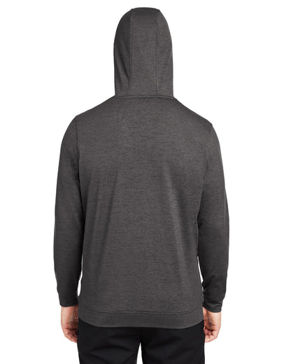 Puma Golf Men's Cloudspun Progress Hooded Sweatshirt 534527 #color_PUMA BLACK HTHR