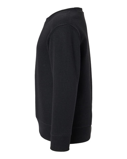 Rabbit Skins Toddler Fleece Crewneck Sweatshirt 3317 #color_Black